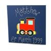the Dotty House Express Personalised Canvas: 51cm x 51cm - Large