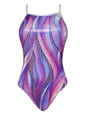 The Finals Girls Funnies Rolling Wave Swimsuit - Pink and