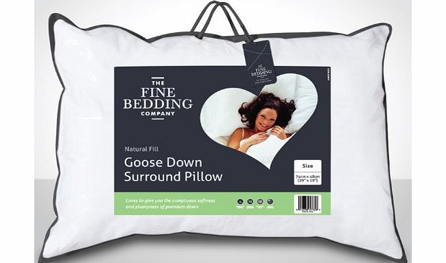 The Fine Bedding Company Goose Down Surround Pillow