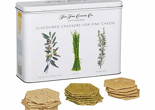 Flavoured Crackers in a Tin,