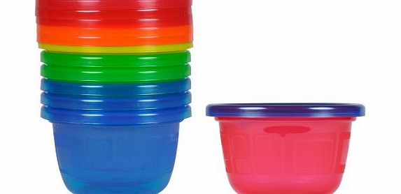The First Years Y1301MP Pots with Lid 133 ml Pack of 7