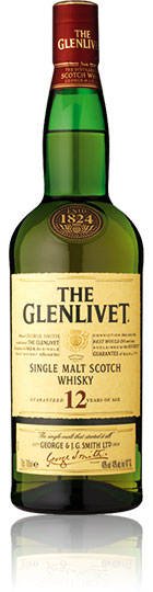 The Glenlivet 12 year old Malt Whisky, Speyside