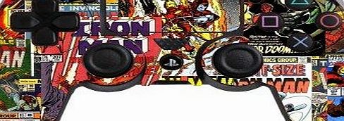 the grafix studio Comic Superhero Playstation 4 (PS4) Controller Sticker / Skin / Wrap / PS8