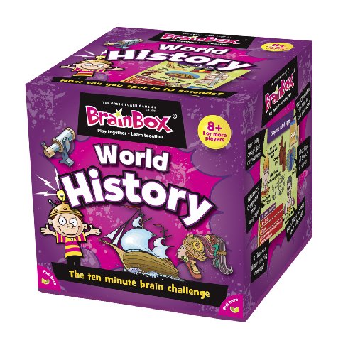 The Green Board Game Co. BrainBox - World History