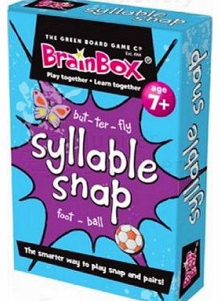 Syllable Snap Card Game by BrainBox