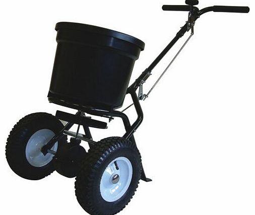 The Handy Handy 50lb Wheeled Push Lawn and Fertiliser Spreader