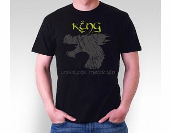 Hobbit King Smaug Black T-Shirt X-Large ZT