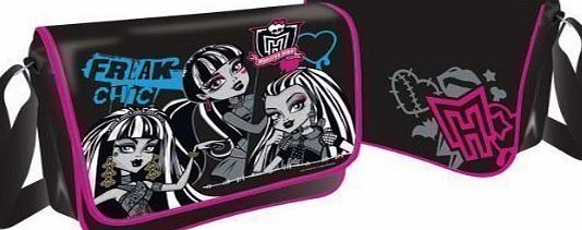 The Home Fusion Company Kids Childrens Girls Official Monster High Large Messenger Dispatch School Bag