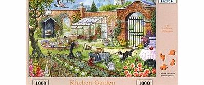 The House of Puzzles 1000 Piece DeLuxe Jigsaw Puzzle - Kitchen Garden View
