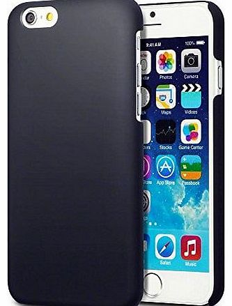 New iPhone 6 Case Cover Black Hard Back Hybrid Rubberised Hard Back Durable Phone Product (4.7`` Inch 2014 iphone 6 Smartphone) from The Keep Talking Shop Accessories (Black Hybrid Case)