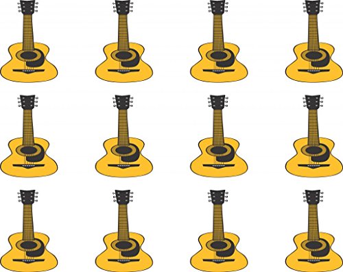 Acoustic Guitar edible cake toppers (12 of 38mm 1.5inch) #4
