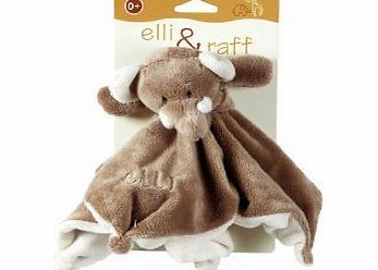 The Leonardo Collection Elli amp; Raff Comfort Blanket Comforter with Rattle - Elli