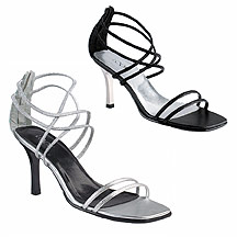 The Look Elastic strappy sandal