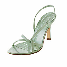 The Look Mint knot sandals