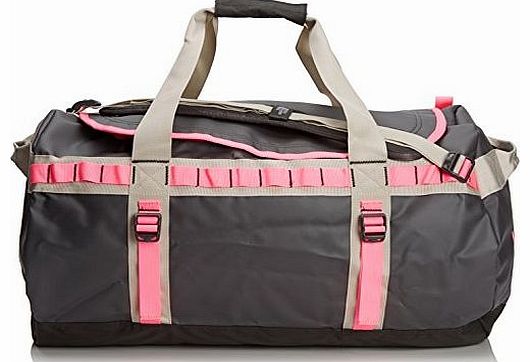 Base Camp Duffel Bag - Ether Grey/Gem Pink, Medium