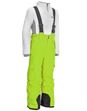 Boys Skilift Insulated Pant - Chive Green