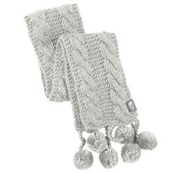 the north face Ladies Pom Pom Scarf - Moon Ivory