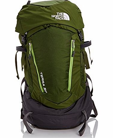 The North Face Terra 50 Backpack - Scallion Green/Tree Frog Green, Small/Medium