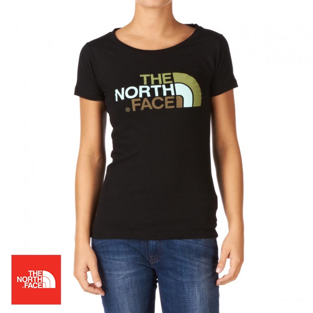 Womens The North Face Easy T-Shirt - TNF Black