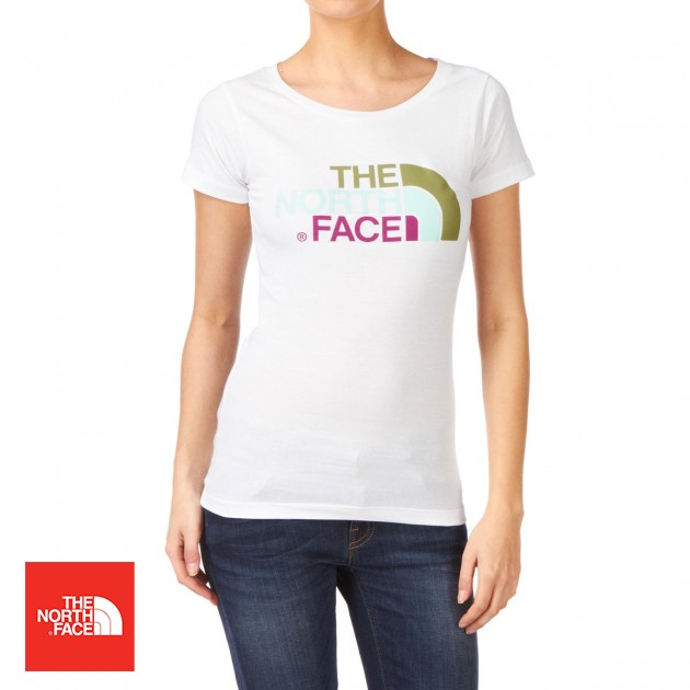 Womens The North Face Easy T-Shirt - TNF White