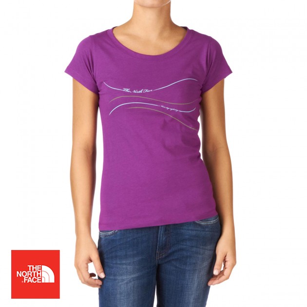 Womens The North Face Line T-Shirt - Magic