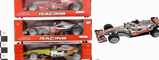 The Online Stores Formula 1 Racing Cars 24cm With Sounds (1:18) - Set of 2 Racing Cars by The Online Stores