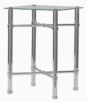 The Original Bedstead Company OBC Chrome Bedside Table