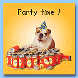 The Pet Set Bulldog - Party time