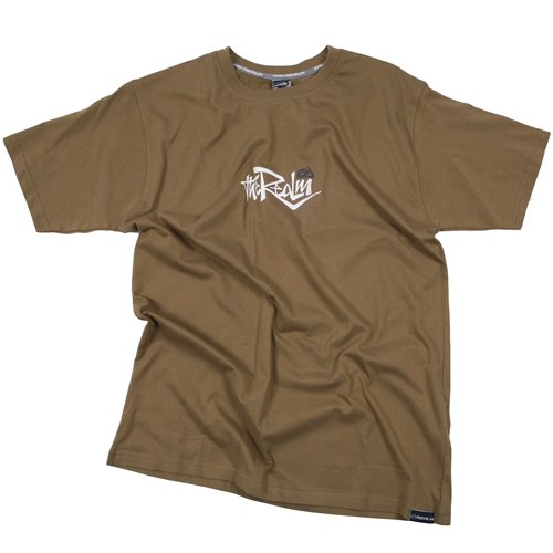 Mens The Realm Formula Tee Olive