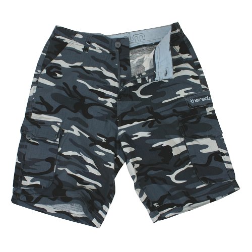 The Realm Mens The Realm Kids Corporal Walkshorts Steel Grey