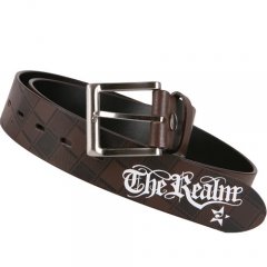 The Realm Mens The Realm Navarro Belt Brown