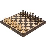 The Regency Chess Company 13 Inch Pearl Folding Chess Set