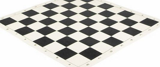 The Regency Chess Company 20 Inch Roll-up Vinyl Tournament Algebraic Chess Board