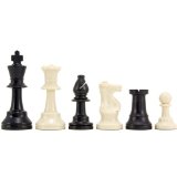 3.75 Inches Plastic Staunton Chess Pieces