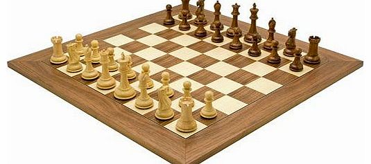 The Victoria Sheesham Deluxe Staunton Chess Set