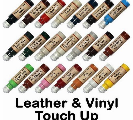 Leather & Vinyl Touch Up Scratch Repair Paint Dye Pen (Dark Brown)