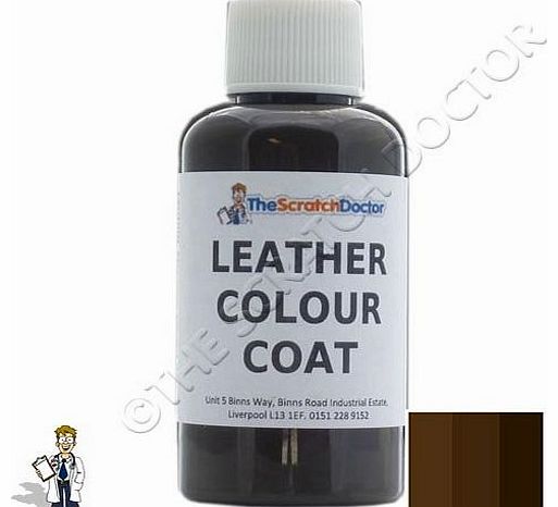 The Scratch Doctor Leather Colour Coat Re-Colouring Kit / Dye Stain Pigment Paint (Dark Brown)