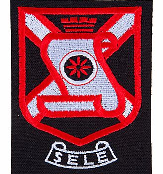 The Sele School Blazer Badge, Black/Red