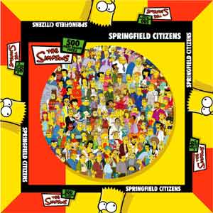 The Simpsons Springfield Citizens Jigsaw
