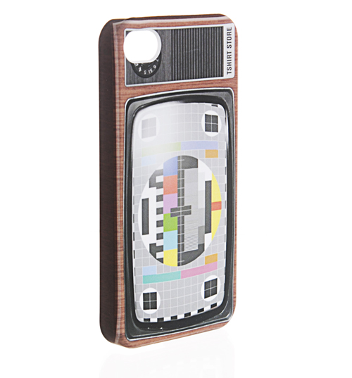 Retro TV Screen iPhone 4 Case from The T-Shirt