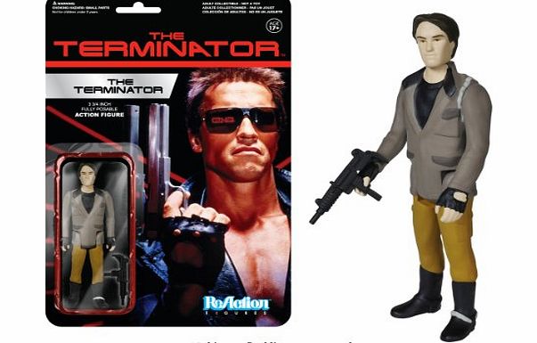 Terminator Terminator One Tech Noir ReAction 3 3/4-Inch Retro Action Figure