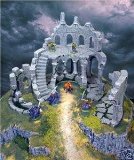 The Terrain Store Wargames Scenery Terrain Ruined Tower Kit - Ideal for Lord of the Rings