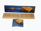 The Traditional Games Co Ltd Twin Track Rigid Wooden Cribbage Board
