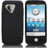 HTC GOOGLE G1 ANDROID SILICONE SKIN CASE - BLACK
