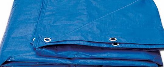 TheChemicalHut Strong Blue Waterproof Tarpaulin Ground Sheet Covers For Camping, Fishing, Gardening 