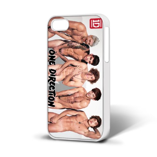 TheGiftSquad I-148 - White - One Direction Group - Celebrity Singer - iPhone 4 / 4s Clip on Case - Plastic - Xmas