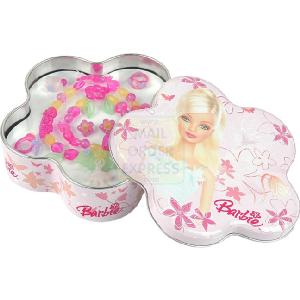 Barbie Metal Box with Jewellery