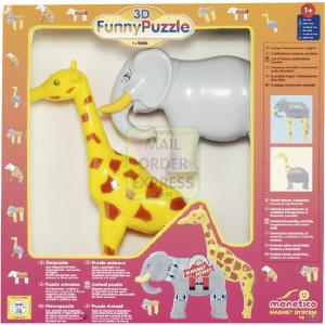 Manetico Giraffe and Elephant Puzzle