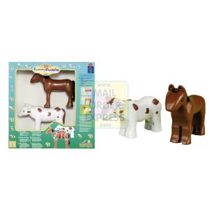 Theo Klein Manetico Horse and Cow Animal Puzzle