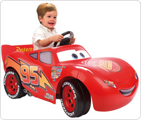 Famosa Disney Lightning McQueen Battery Car